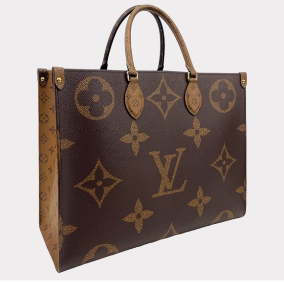 Louis Vuitton Giant Reverse Monogram On The Go GM Shoulder Bag - Picture 5 of 15